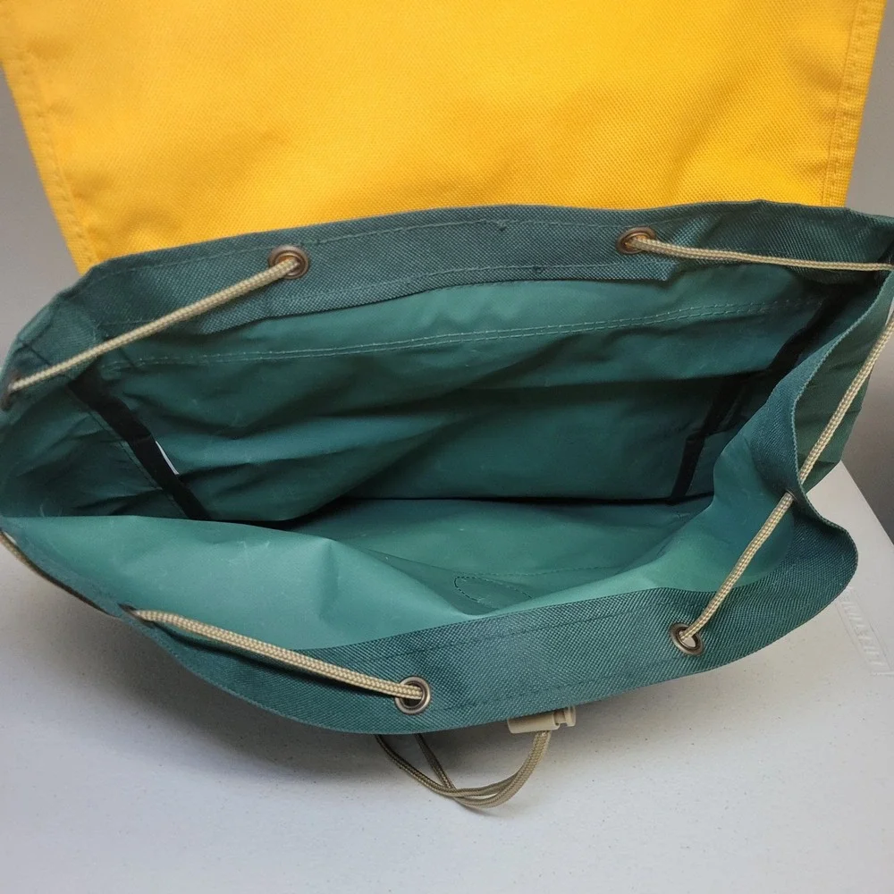 Green Bay Packers Colors‎ Canvas Backpack Green Yellow Basic